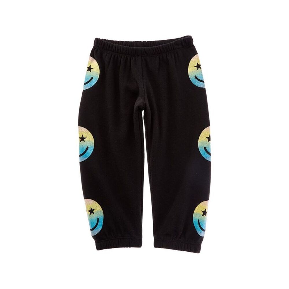 Chaser Girls  Fleece Slim Slouchy Pant, Black